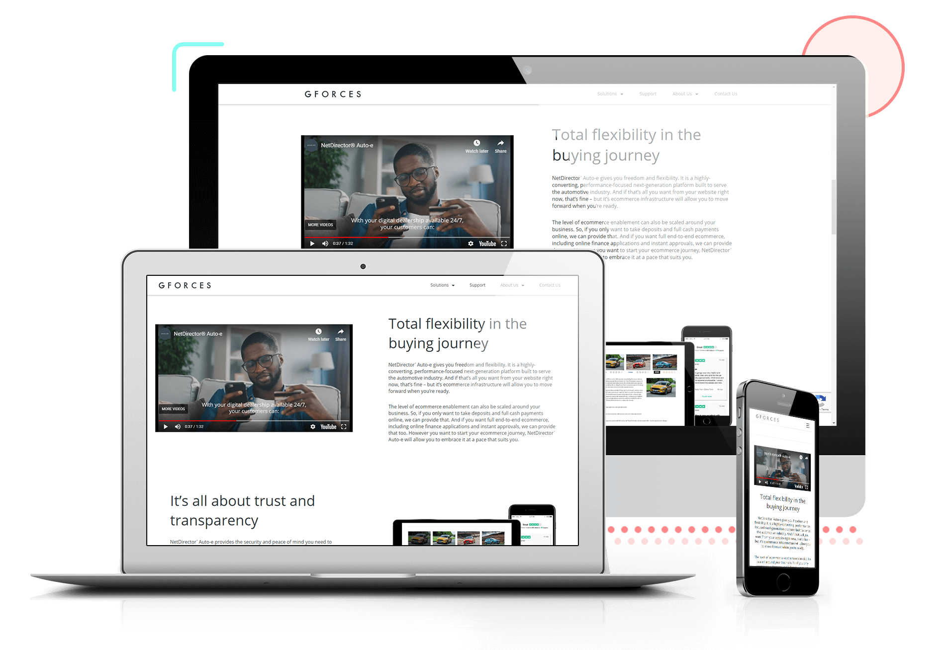 three screens image for What GForces wanted