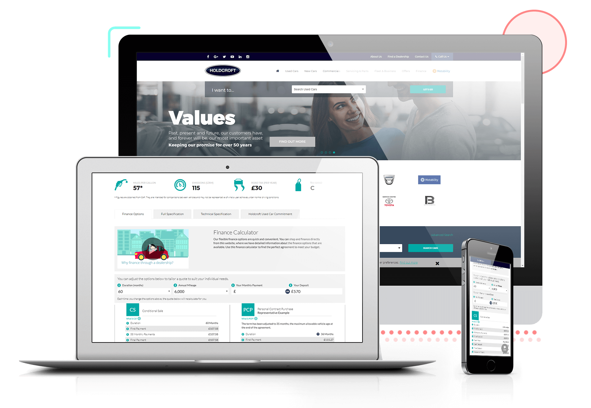 three screens image for What Holdcroft wanted