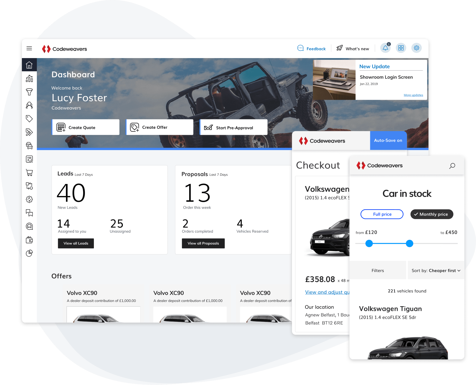 banner image of ecommerce screenshots